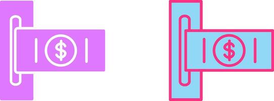 Slot of Bills Icon vector