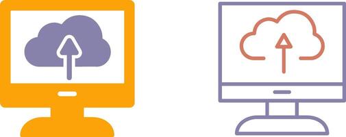 Cloud Backup Icon vector