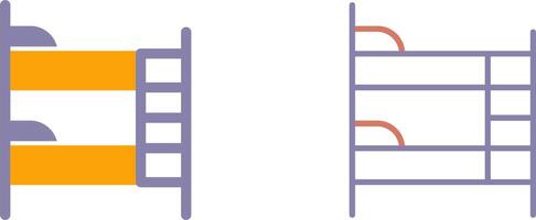 Bunk bed Icon vector