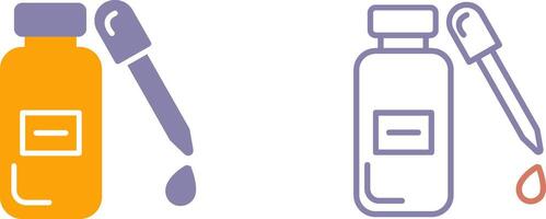 Drops Bottle Icon vector