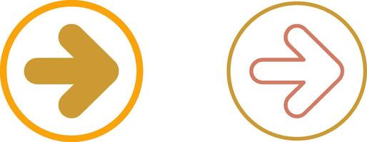 To Right Icon vector