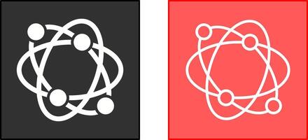 Atomic Structure Icon vector