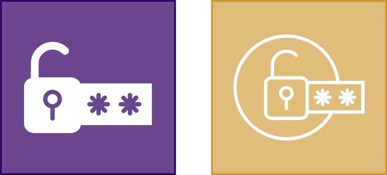 contraseña bloquear icono vector