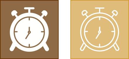 icono de reloj despertador vector