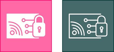 Protected WiFi Icon vector