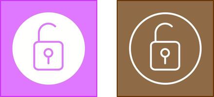 Open Lock Icon vector