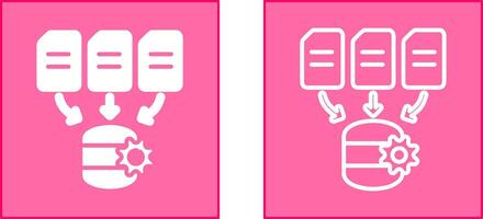 Data Processing Icon vector