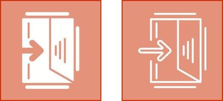 Exit Sign Icon vector