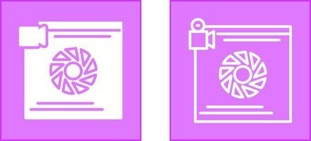 Camera Lens Icon vector