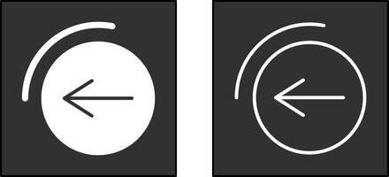 Back Button Icon vector