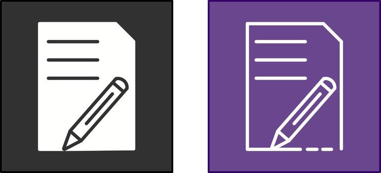 Document Edit Icon vector