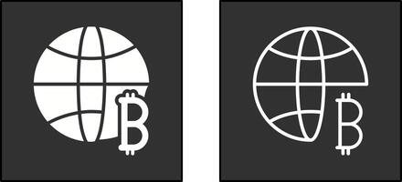 Bitcoin Placeholder Icon vector