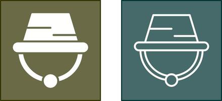 Camping Hat Icon vector