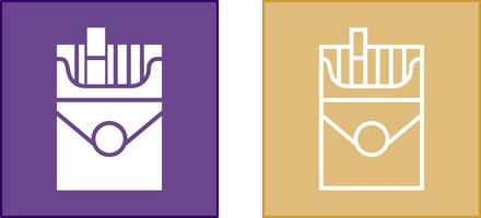 Cigarette Pack Icon vector