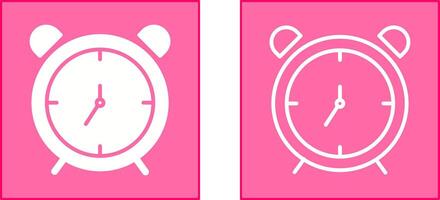 icono de reloj despertador vector