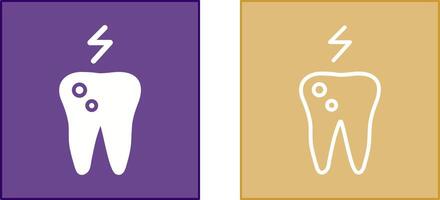 Toothache And Plaque Icon vector