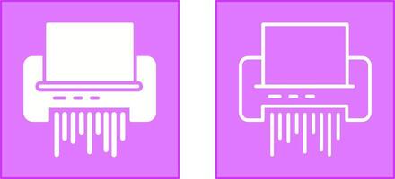 Paper Shredder Icon vector