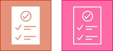 Check Up List Icon vector