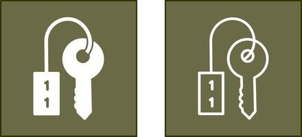 Room key Icon vector