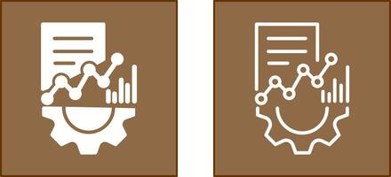 Manage Data Icon vector