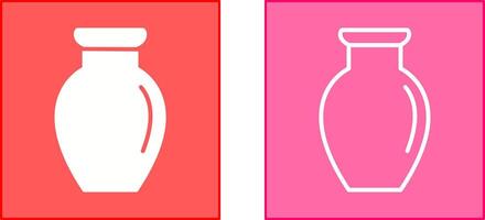 Vase Exhibit Icon vector