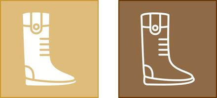 Long Boots Icon vector