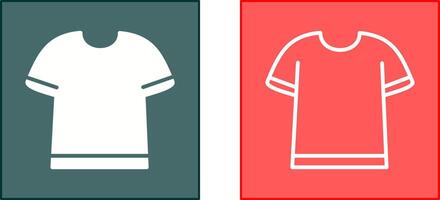 T Shirt with Lines Icon vector