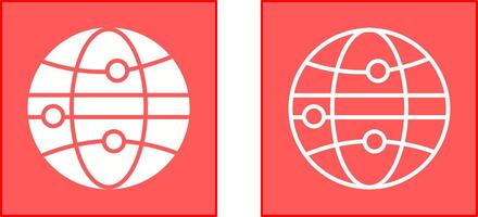 Globe III Icon vector