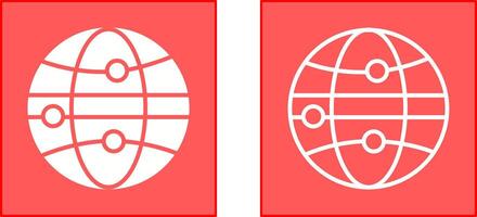 Globe III Icon vector