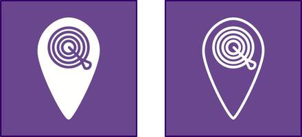 Target Location II Icon vector