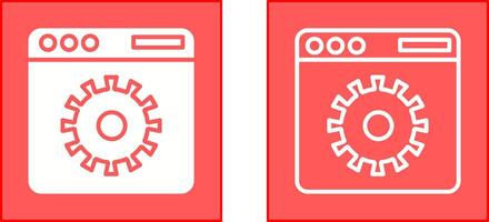 Website Settings Icon vector