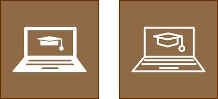 Online Degree Icon vector
