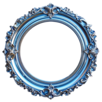 round frame isolated on transparent background, png