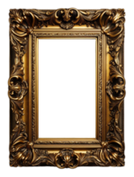 square frame isolated on transparent background, png