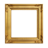 square frame isolated on transparent background, png