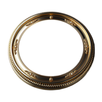 round frame isolated on transparent background, png