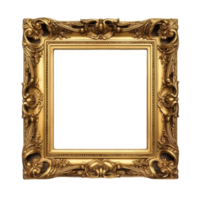 square frame isolated on transparent background, png