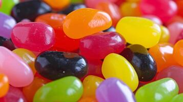 burst of color and sweetness as the screen comes alive with a vibrant display of assorted jelly beans photo