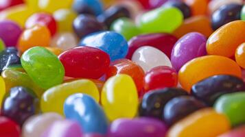 burst of color and sweetness as the screen comes alive with a vibrant display of assorted jelly beans photo