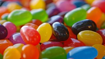 burst of color and sweetness as the screen comes alive with a vibrant display of assorted jelly beans photo