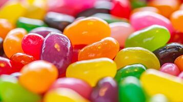 burst of color and sweetness as the screen comes alive with a vibrant display of assorted jelly beans photo