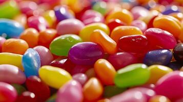 burst of color and sweetness as the screen comes alive with a vibrant display of assorted jelly beans photo