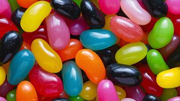 burst of color and sweetness as the screen comes alive with a vibrant display of assorted jelly beans photo