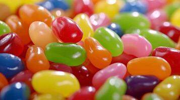 burst of color and sweetness as the screen comes alive with a vibrant display of assorted jelly beans photo