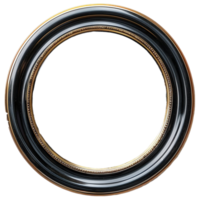 round frame isolated on transparent background, png