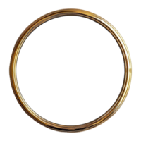 round frame isolated on transparent background, png