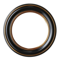 round frame isolated on transparent background, png