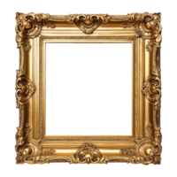 square frame isolated on transparent background, png