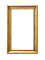 square frame isolated on transparent background, png