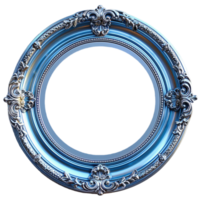 round frame isolated on transparent background, png